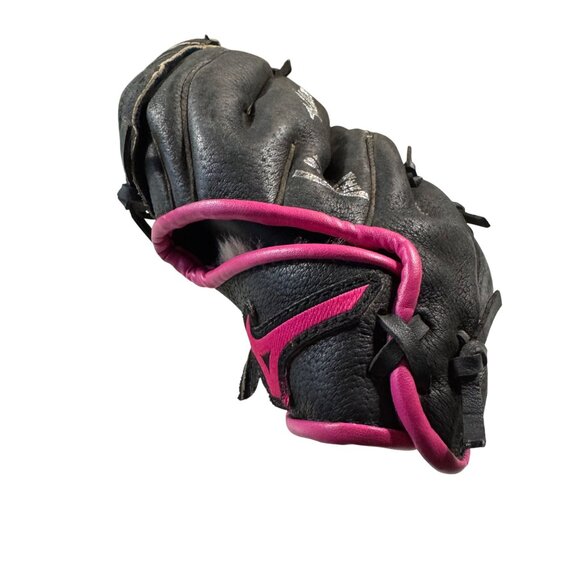 Mizuno Finch Series Youth‎ Girls Black Pink Softball Glove 10 Inch LHT - Picture 3 of 7